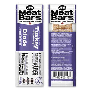 Jay's Meat Bars, Présentoir De Comptoir, Barres À La Viande, Dinde & Canneberges