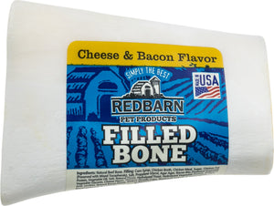 Redbarn Petits Os Fourrés au Fromage et Bacon Friandises pour chiens