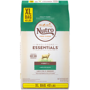 Nutro Wholesome Essentials Adult Pasture Fed Lamb & Rice Recipe Dry Dog Food