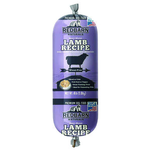 Redbarn Naturals Roulé de nourriture pour chiens recette à l'agneau