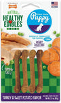 Nylabone Healthy Edibles Longer Lasting Turkey & Sweet Potato Flavored Puppy Dog Treats