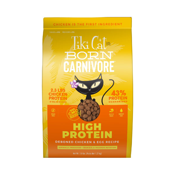 Tiki Cat Born Carnivore Deboned Chicken & Egg Dry Cat Food
