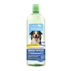 Tropiclean Fresh Breath Advanced Whitening Dental Health Solution for Dogs