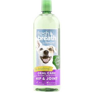 Tropiclean Fresh Breath Water Additive+ Hip & Joint for Dogs