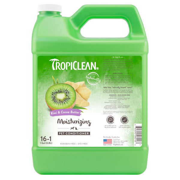 Tropiclean Kiwi & Cocoa Butter Moisturizing Conditioner for Pets