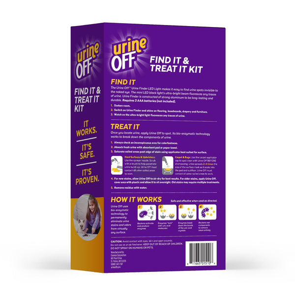 Urine Off Find it Treat It Kit for Dogs & Puppies