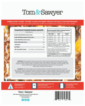 Tom&Sawyer Italian Beef Pasta Frozen Dog Food