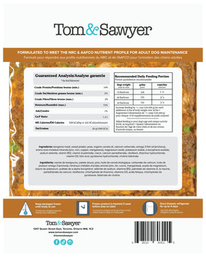 Tom&Sawyer Kangaroo Frozen Dog Food