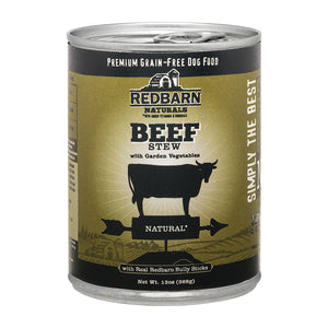 Redbarn Naturals Ragoût de bœuf Sans céréales Nourriture en conserve pour chiens
