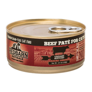 Redbarn Naturals Beef Pate Urinary Support Grain-Free Canned Cat Food