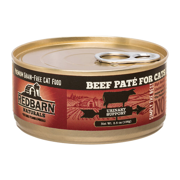 Redbarn Naturals Beef Pate Urinary Support Grain-Free Canned Cat Food