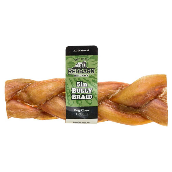 Redbarn Bâtonnet de bœuf tressé, 5"