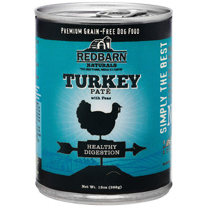 Redbarn Naturals Pâté de dinde digestion saine Nourriture en conserve sans céréales pour chiens