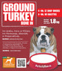 Perfectly Raw Ground Turkey Bone In Frozen Dog Food