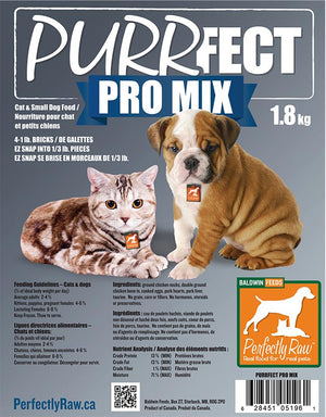 Perfectly Raw Purrfect Pro Mix Frozen Dog & Cat Food
