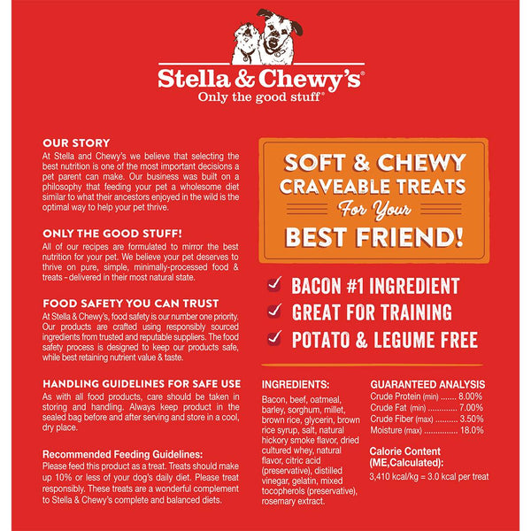 Stella & Chewy's Crav'n Bac'n Bites Friandises pour chiens Recette Bacon & Bœuf