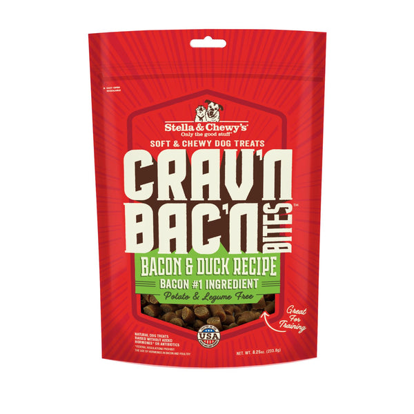 Stella & Chewy's Crav'n Bac'n Bites Friandises pour chiens Recette Bacon & Canard