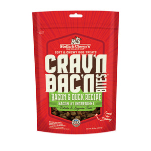 Stella & Chewy's Crav'n Bac'n Bites Friandises pour chiens Recette Bacon & Canard