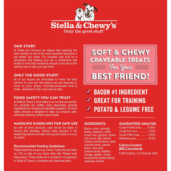 Stella & Chewy's Crav'n Bac'n Bites Friandises pour chiens Recette Bacon & Porc