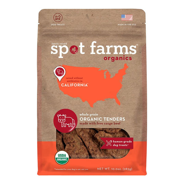 Spot Farm Friandises biologiques au bœuf en lanières pour chiens