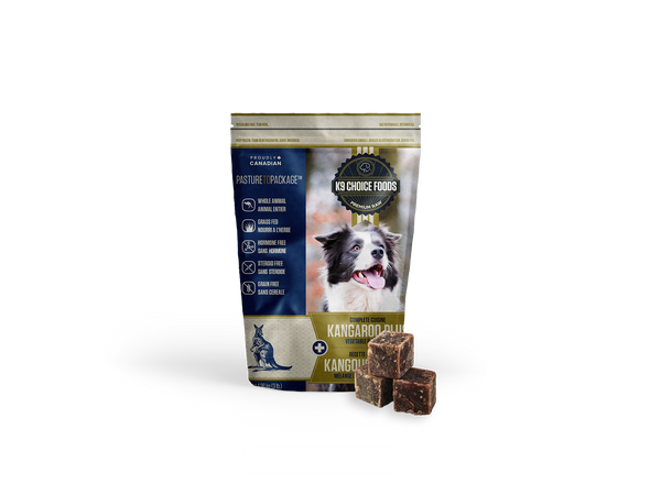 K9 Choice Lil Guys Plus Kangourou Nourriture crue congelée pour chiens