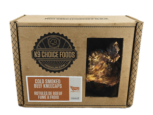 K9 Choice Friandises rotules de bœuf fumé à froid pour chiens, lot de 4