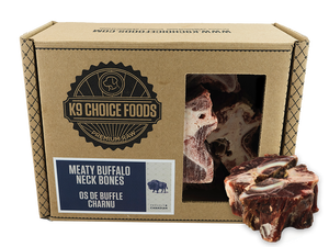K9 Choice Friandises os de cou de buffalo pour chiens
