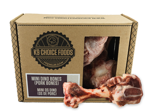 K9 Choice Friandises mini os Dino pour chiens, lot de 3
