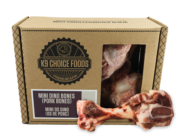 K9 Choice Friandises mini os Dino pour chiens, lot de 3