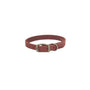Circle T Rustic Dog Collar, Brick Red