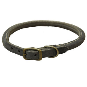 Circle T Collier Rustique pour Chien, Gris Ardoise