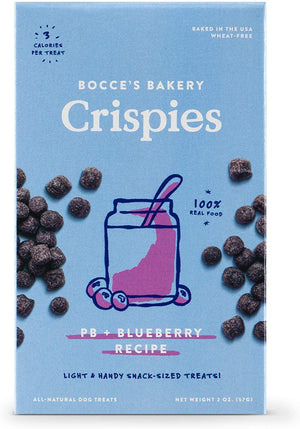Bocce's Bakery Crispies PB & Blueberry Recipe Dog Treats
