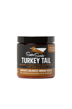 Super Snouts Turkey Tail Mushrooms Dog & Cat Supplement