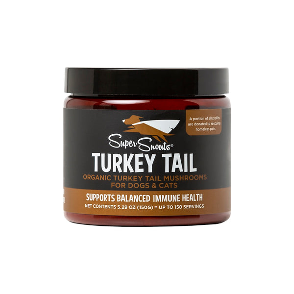 Super Snouts Turkey Tail Mushrooms Dog & Cat Supplement