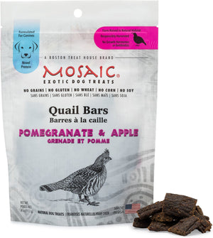 Mosaic Bars Quail Pomegranate Apple Dog Treat