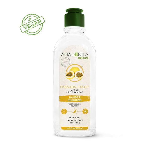 Amazonia Shampoing Pour Chien & Chat "Passion Fruit" Antipelliculaire, 16.9-oz