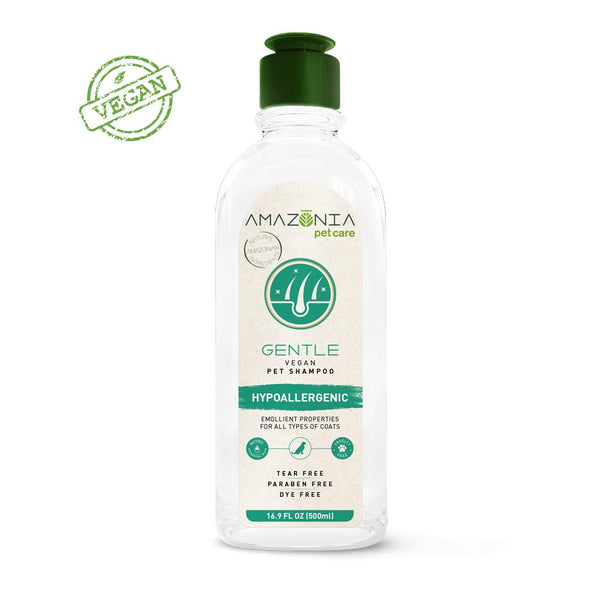 Amazonia Shampoing Pour Chien & Chat "Gentle" Hypoallergène, 16.9-oz