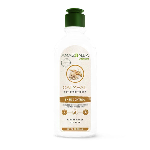Amazonia Revitalisant Pour Chien & Chat "Oatmeal" Contrôle De La Mue, 16.9-oz