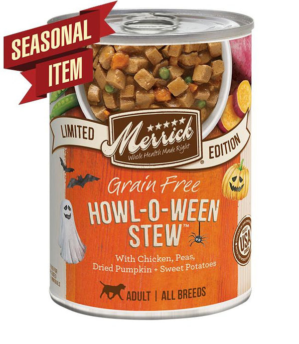Merrick Limited Edition Howl O' Ween Stew Holiday Recipe Wet Dog Food