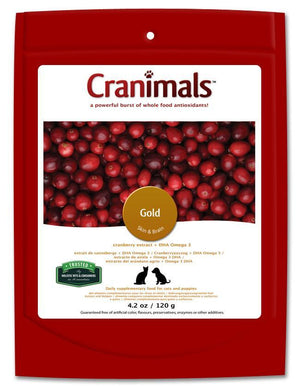 Cranimals Gold Skin & Brain Pet Supplement