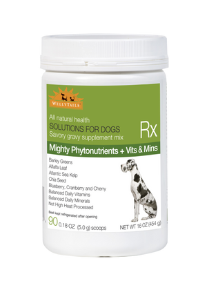 WellyTails  Mighty Phytos with Vitamins & Minerals Dog Supplement, 345-gram
