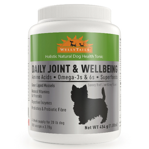 WellyTails  Daily Joint & Wellbeing Small Dog Supplement, 454-gram
