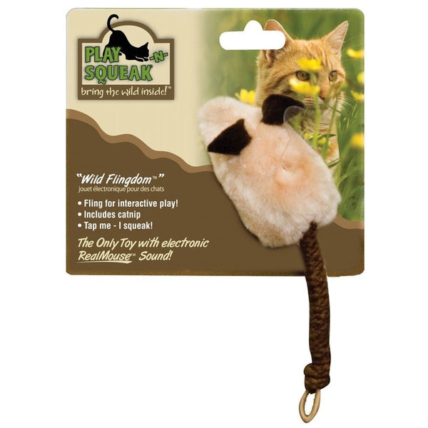 OurPets Jouet Play N Squeak Wild Flingdom Souris