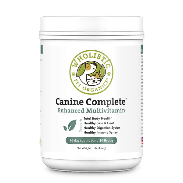 Wholistic Pet Organics Canine Complete Enhanced Multivitamins Pet Supplement