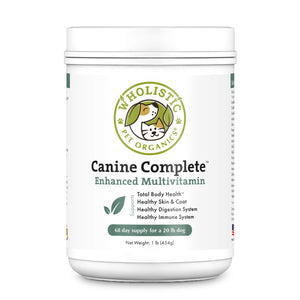 Wholistic Pet Organics Canine Complete Enhanced Multivitamins Pet Supplement