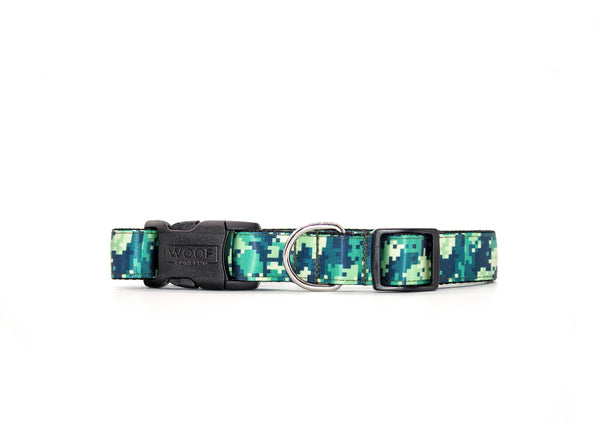 Woof Concept Dog Collar, DigiCamo
