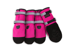 Pawsh Pads Paw Protectors Dog Boots, Pink