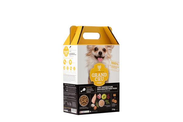 Canisource Grand Cru Poulet & Canard sans grains déshydratées pour chiens