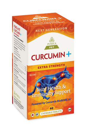 Purica Curcumin+ Extra Strength Chewable Tablets Dog Supplement