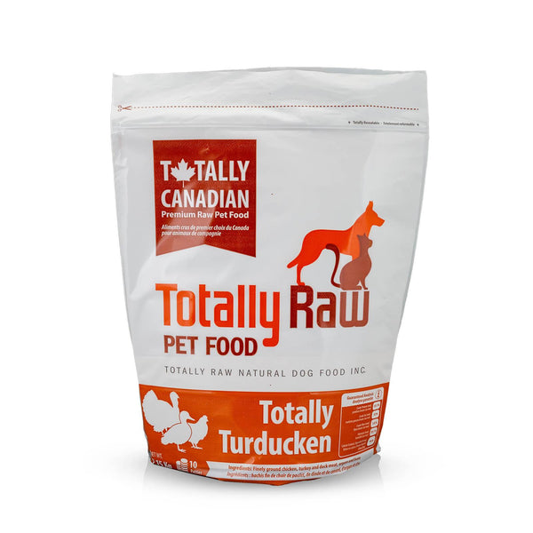Totally Raw Pet Food Dîner totalement Turducken congelé pour chiens